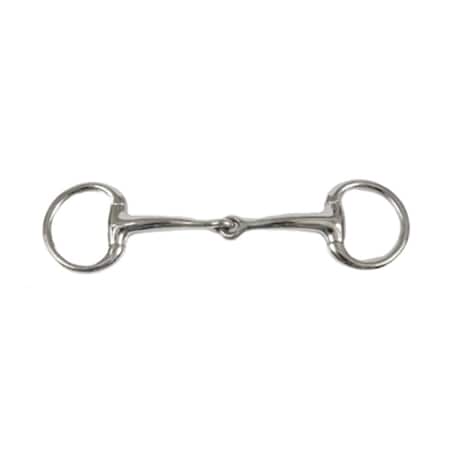 Jacks Imports Curved Mouth Eggbutt Snaffle Bit 1015